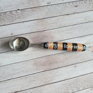 NWT Coton Colors Happy Everything Brown Black Ice Cream Scooper